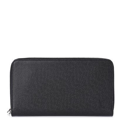 Louis Vuitton Taiga Zippy Organizer Wallet Black 1 of 10