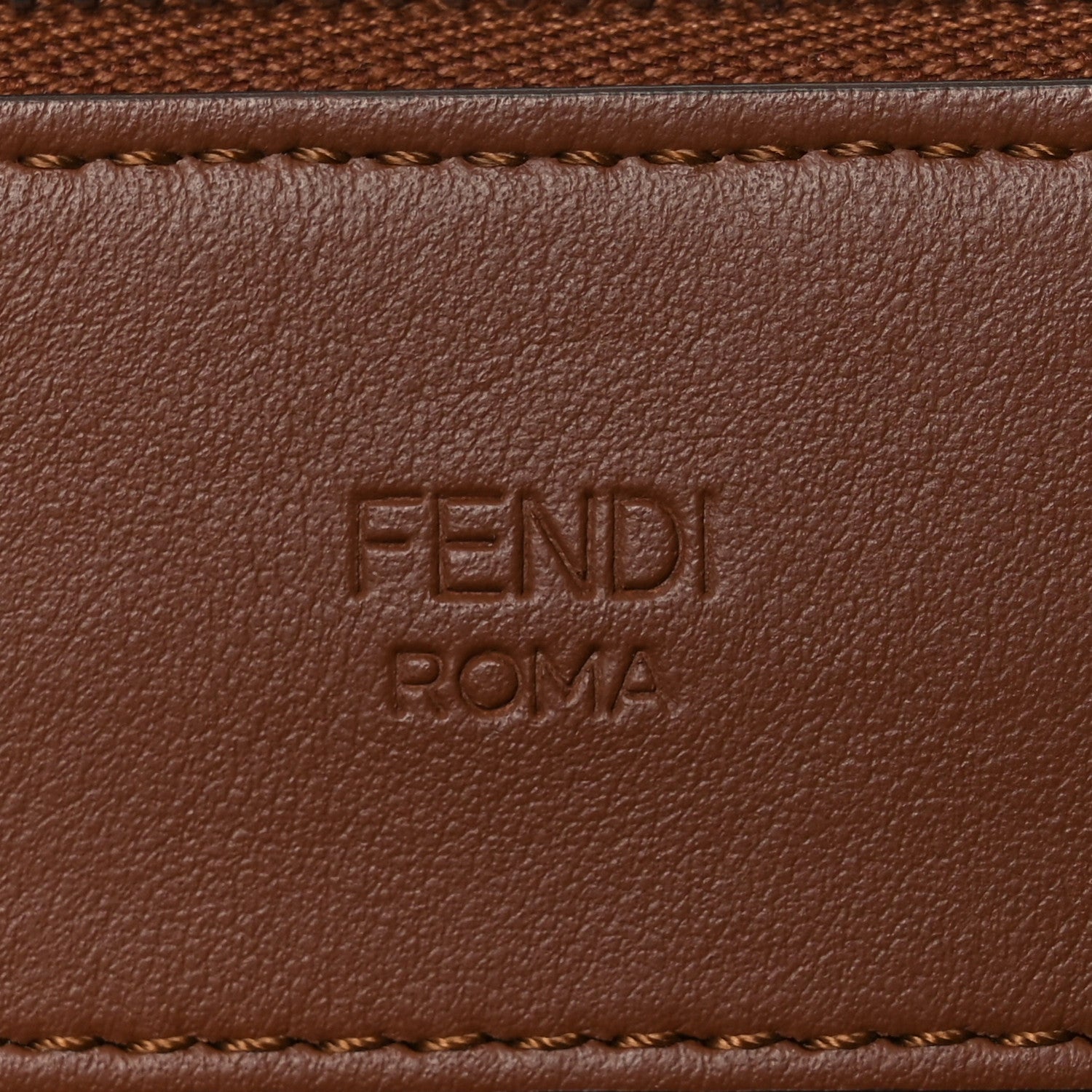 Fendi Denim Vitello Grace FF Mini By The Way Boston Bag  Blue 6 of 11