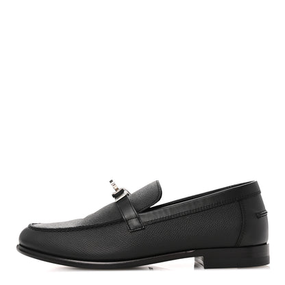 Hermes Epsom Womens Destin Loafer 36 Black 1 of 11
