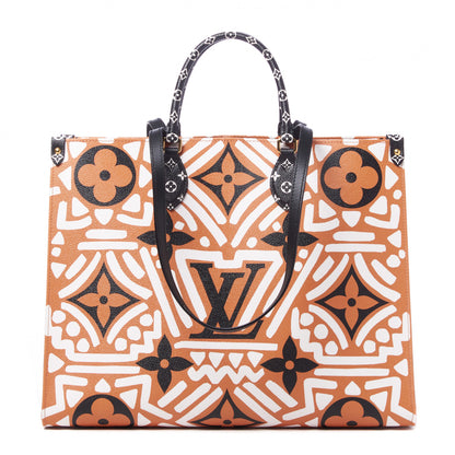 Louis Vuitton Monogram Giant Crafty Onthego GM Crème Caramel 1 of 8