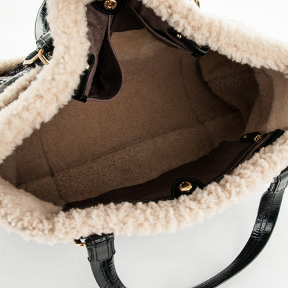 Louis Vuitton Patent Monogram Shearling Sac Thunder 5 of 7