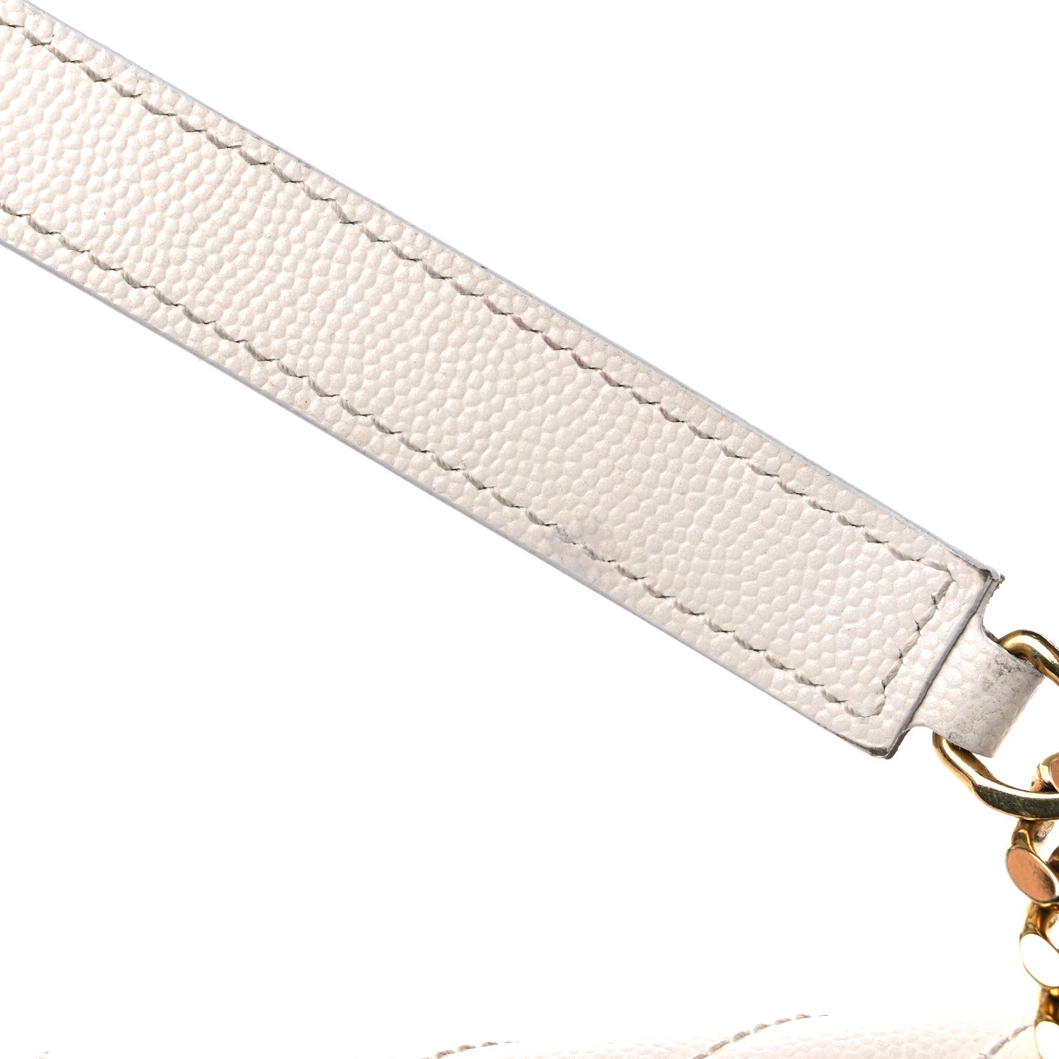 Saint Laurent Grain De Poudre Matelasse Chevron Large Monogram Satchel Dove White 14 of 15