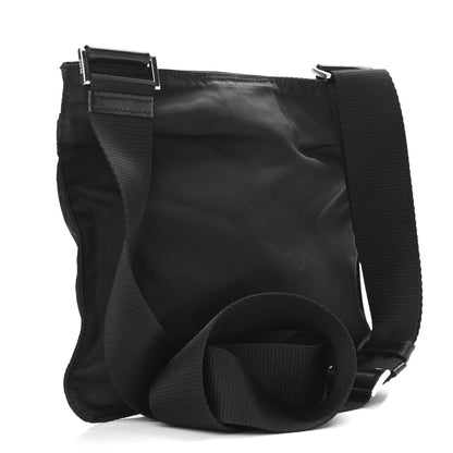 Prada Nylon Vela Small Flat Messenger Bag Black 3 of 13