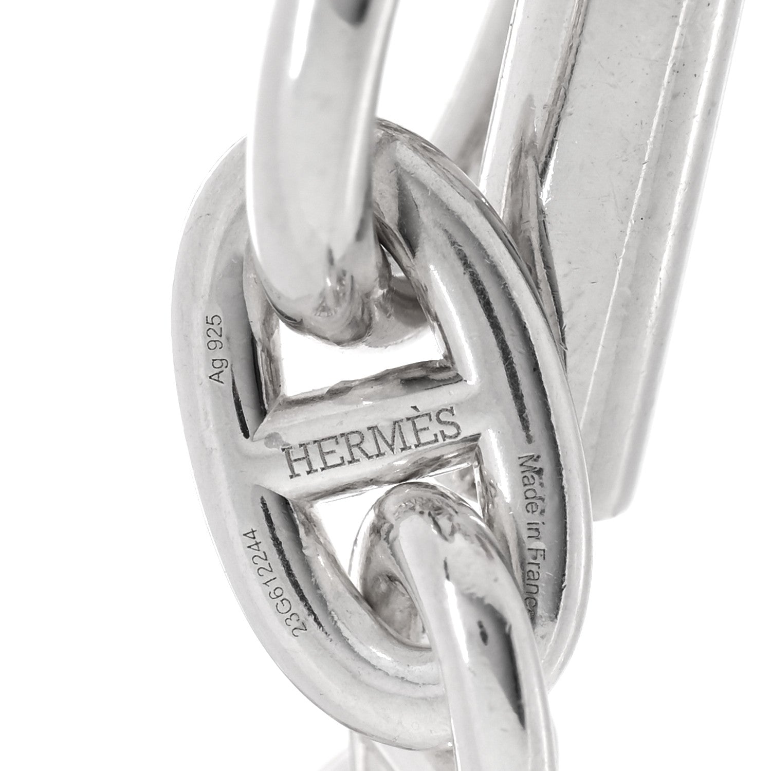 Hermes Sterling Silver MM Chaine D'Ancre Bracelet 3 of 4