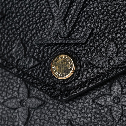 Louis Vuitton Empreinte Zoe Wallet Black 10 of 12