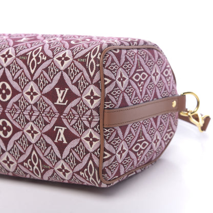 Louis Vuitton Jacquard Since 1854 Speedy Bandouliere 25 Bordeaux 8 of 8