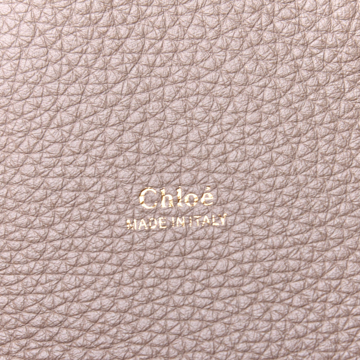 Chloe Shiny Grained Calfskin Medium Aby Day Shoulder Bag Motty Grey 8 of 12