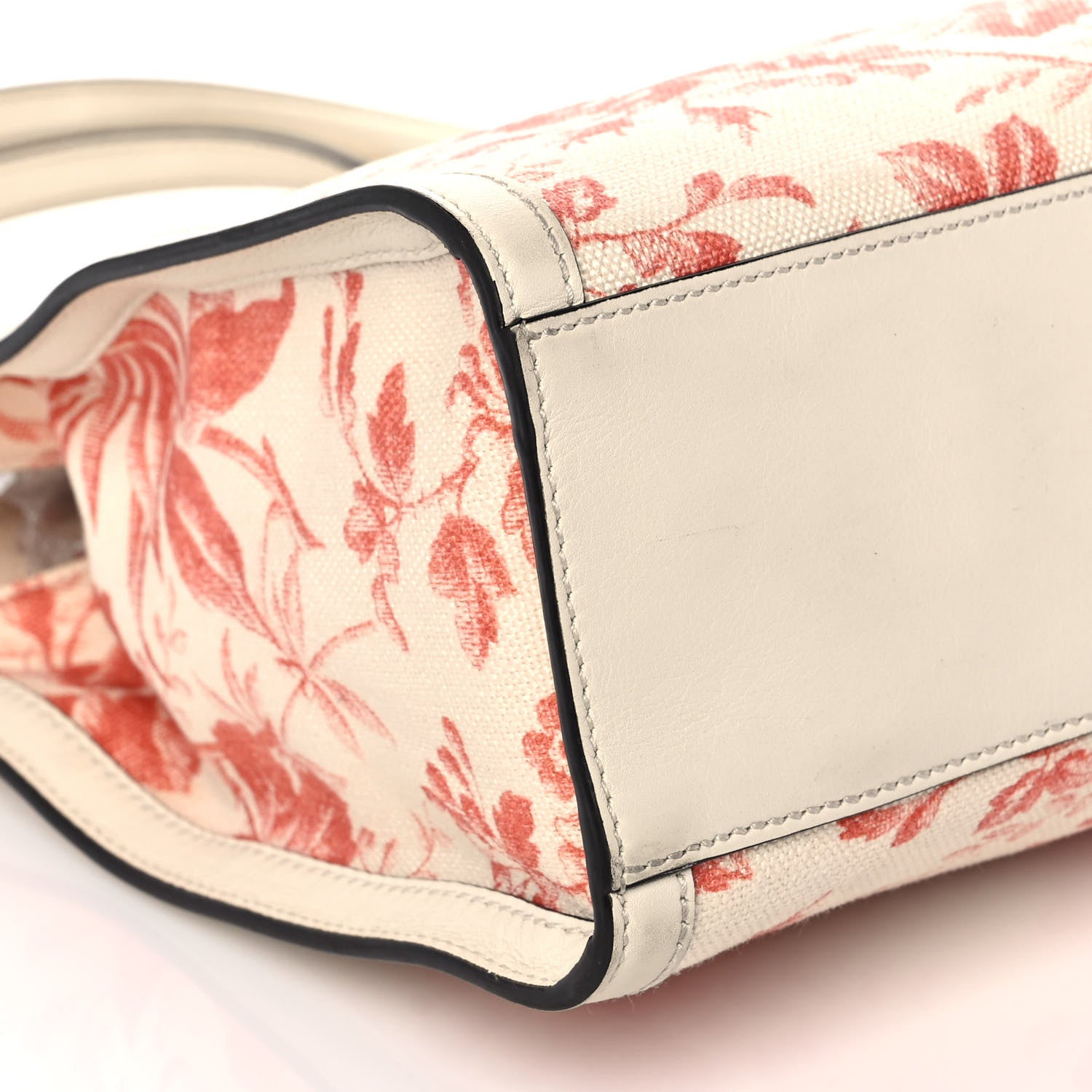 Gucci Canvas Herbarium Print Tote Red 8 of 16