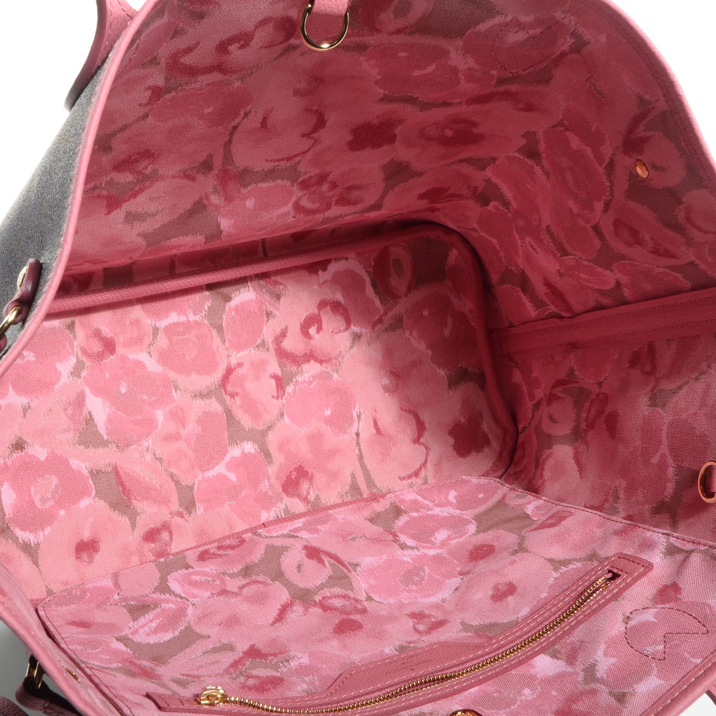Monogram Articles de Voyage Ikat Neverfull MM Rose Velours