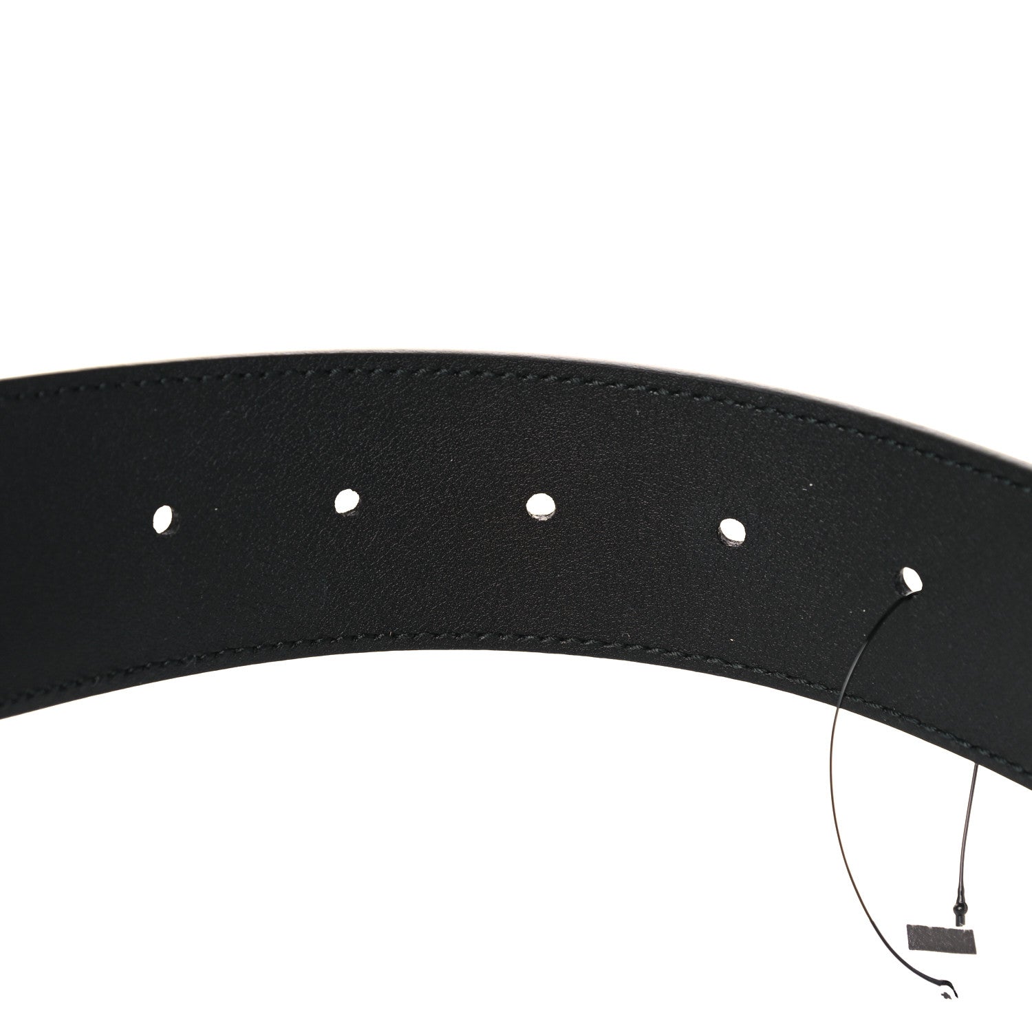 Gucci Moon Calfskin Pearl Double G 40mm Belt 80 32 Black Cream 4 of 4