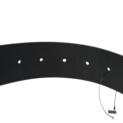 Gucci Moon Calfskin Pearl Double G 40mm Belt 80 32 Black Cream 4 of 4