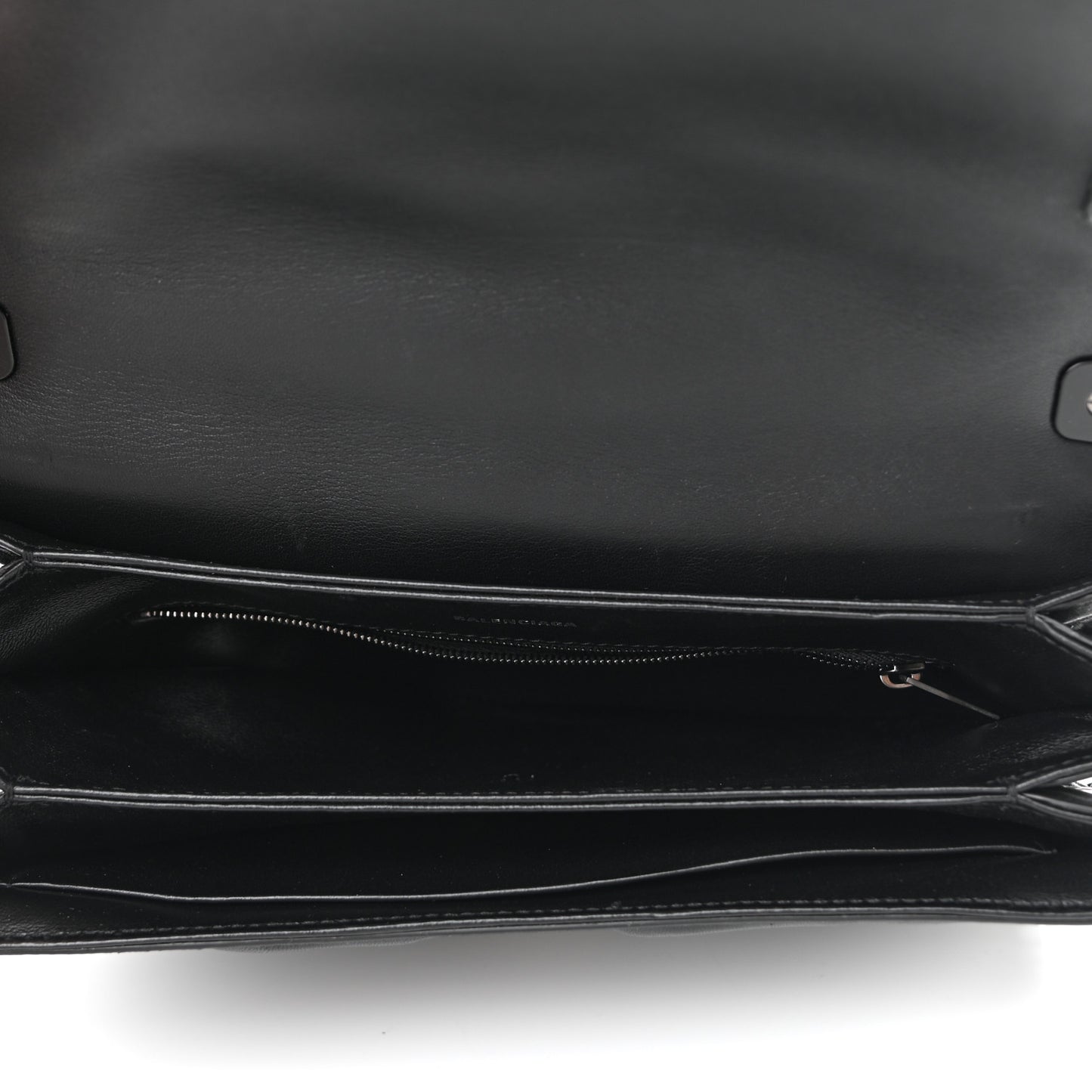 Nappa BB Monogram Embossed Medium Triplet Bag Black