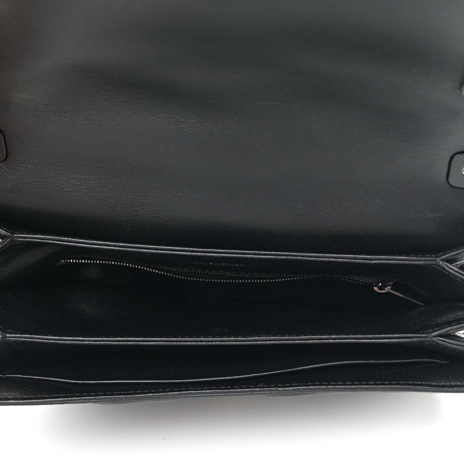 Balenciaga Nappa BB Monogram Embossed Medium Triplet Bag Black 5 of 10