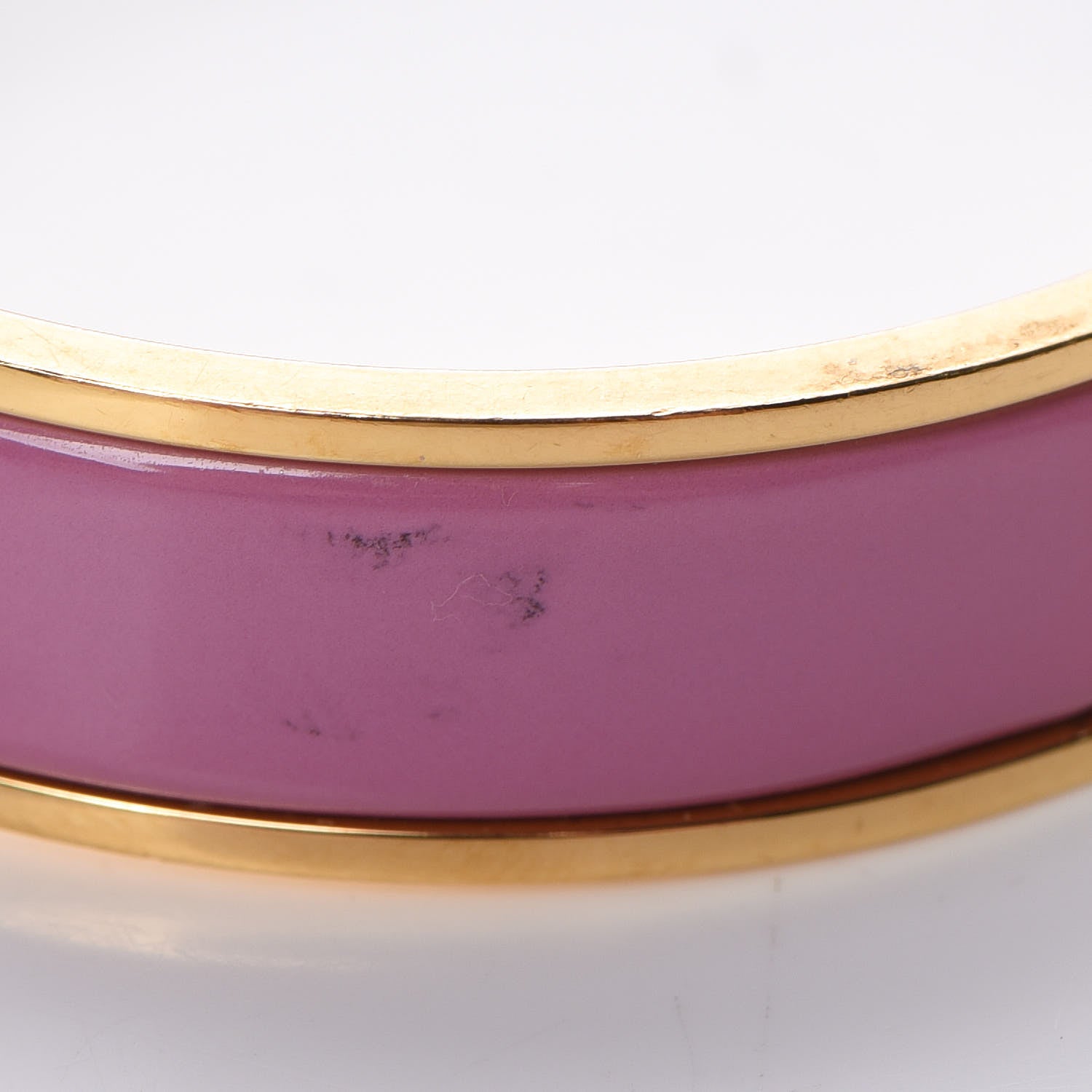 Hermes Enamel Narrow Clic Clac H Bracelet PM Rose Azalee 6 of 9