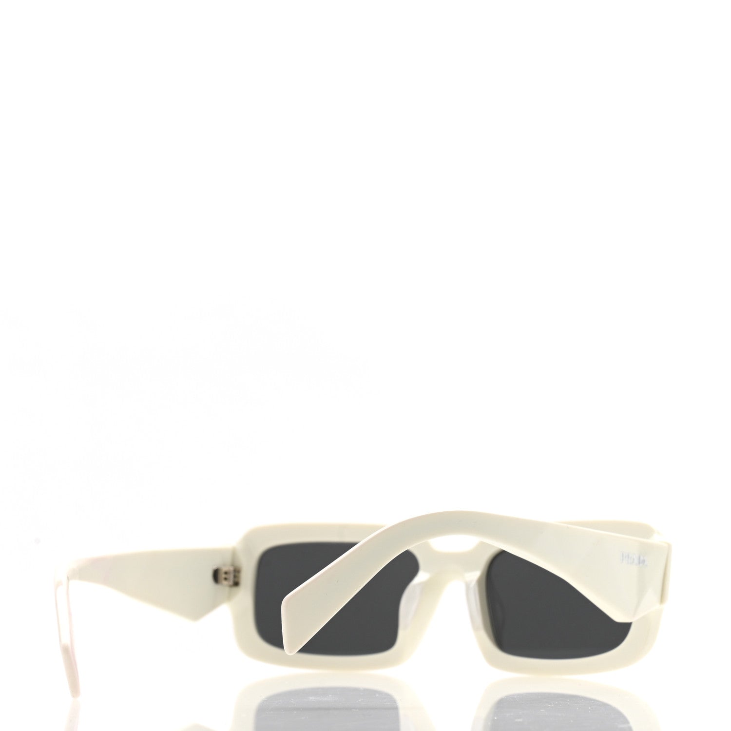 Prada Acetate Symbole Sunglasses SPR 17K White 4 of 8