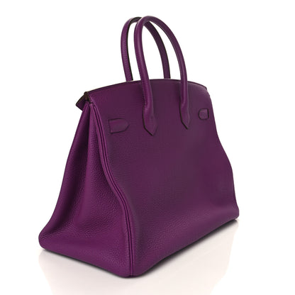 Hermes Togo Birkin 35 Anemone 3 of 11