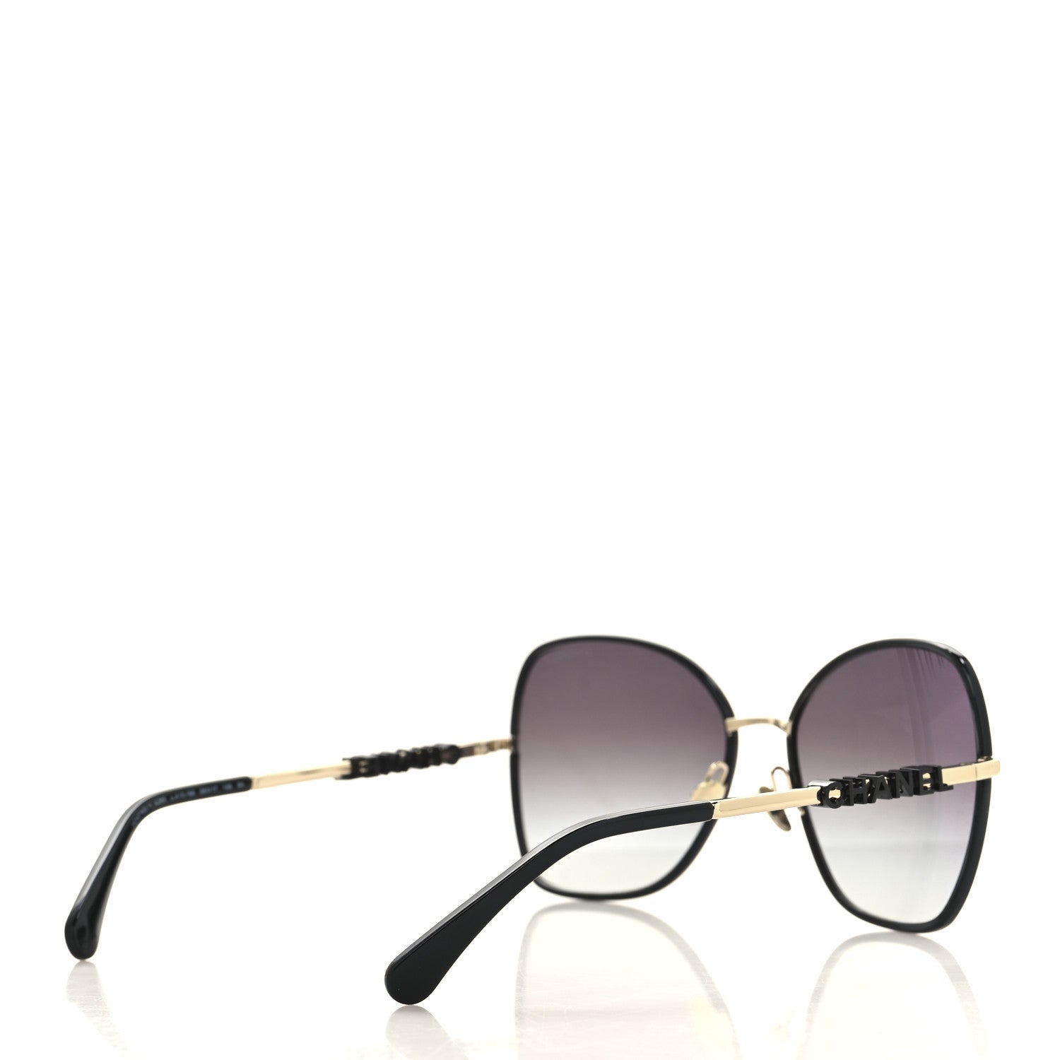 Chanel Metal Butterfly Sunglasses 4283 Black 4 of 7