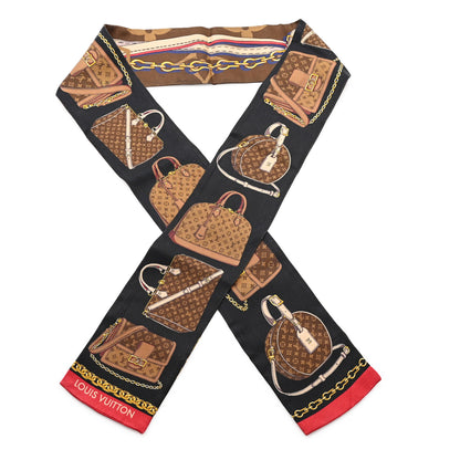 Louis Vuitton Silk Monogram Tribute To Bandeau Marron 1 of 4