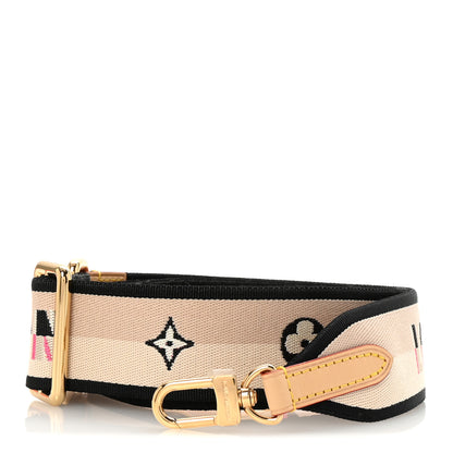 Louis Vuitton Jacquard Speedy Bandouliere 20 Shoulder Strap Black 1 of 4