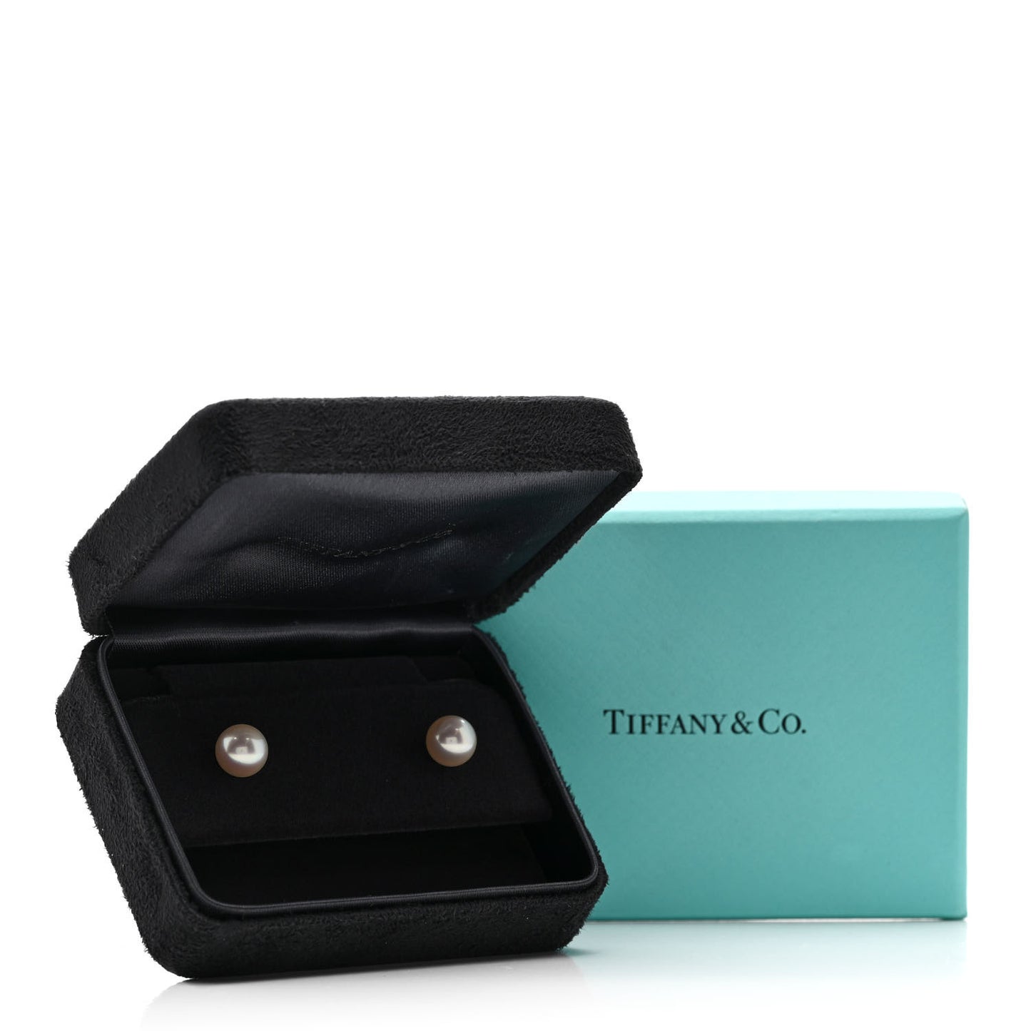 18K White Gold Akoya Pearl 7.5-8mm Earrings