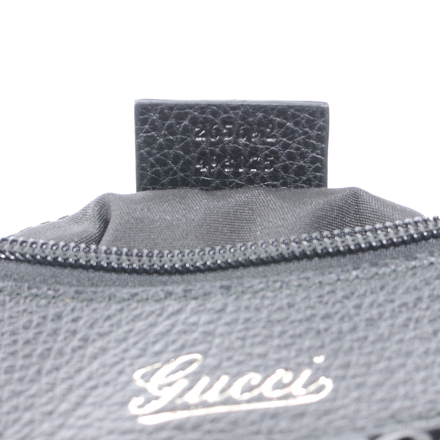 Nylon Monogram Silver D Ring Hobo Black
