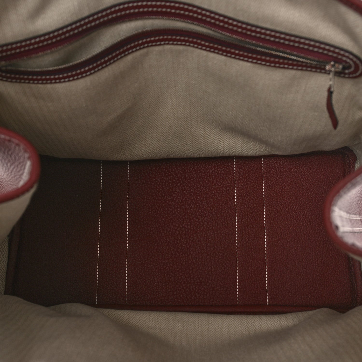 Hermes Negonda Garden Party Tote 36 MM Rouge H 5 of 8
