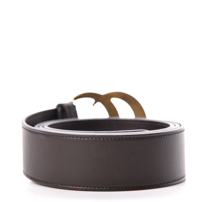 Gucci Moon Calfskin Double G 40mm Belt 105 42 Dark Cocoa 3 of 7