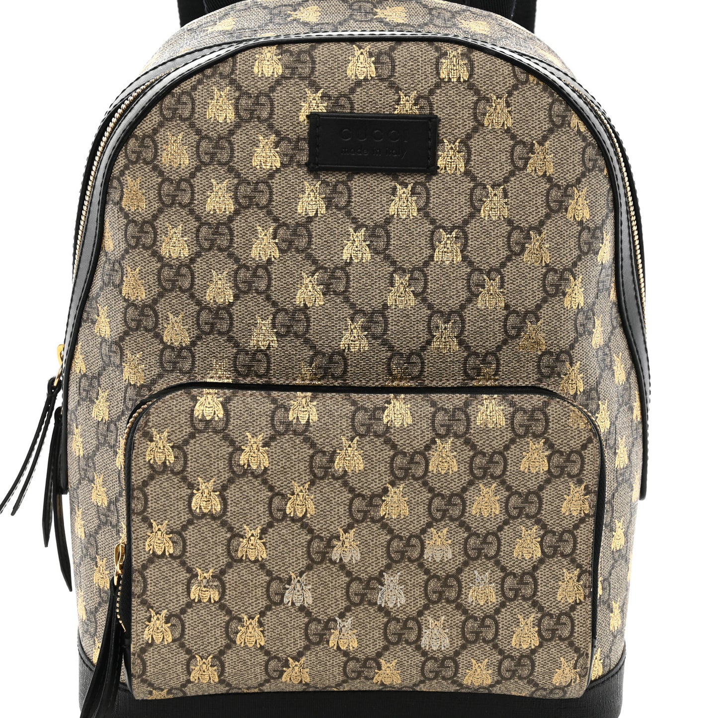 GG Supreme Monogram Small Bees Print Backpack