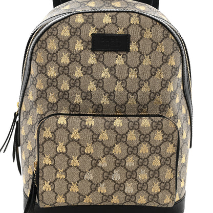 Gucci GG Supreme Monogram Small Bees Print Backpack 8 of 11