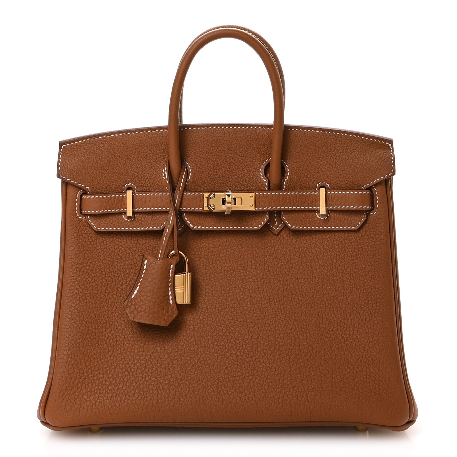 Hermes Togo Birkin 25 Gold 1 of 11