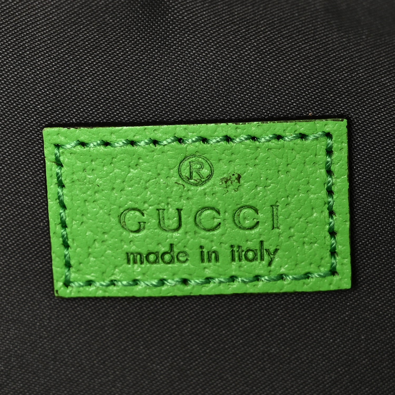 Gucci Jersey GG Monogram All Over Sporty Belt Bag Green Grey Multicolor 6 of 11