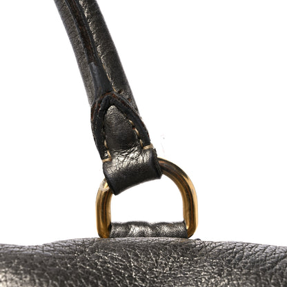 Prada Metallic Vitello Daino Tote 17 of 22