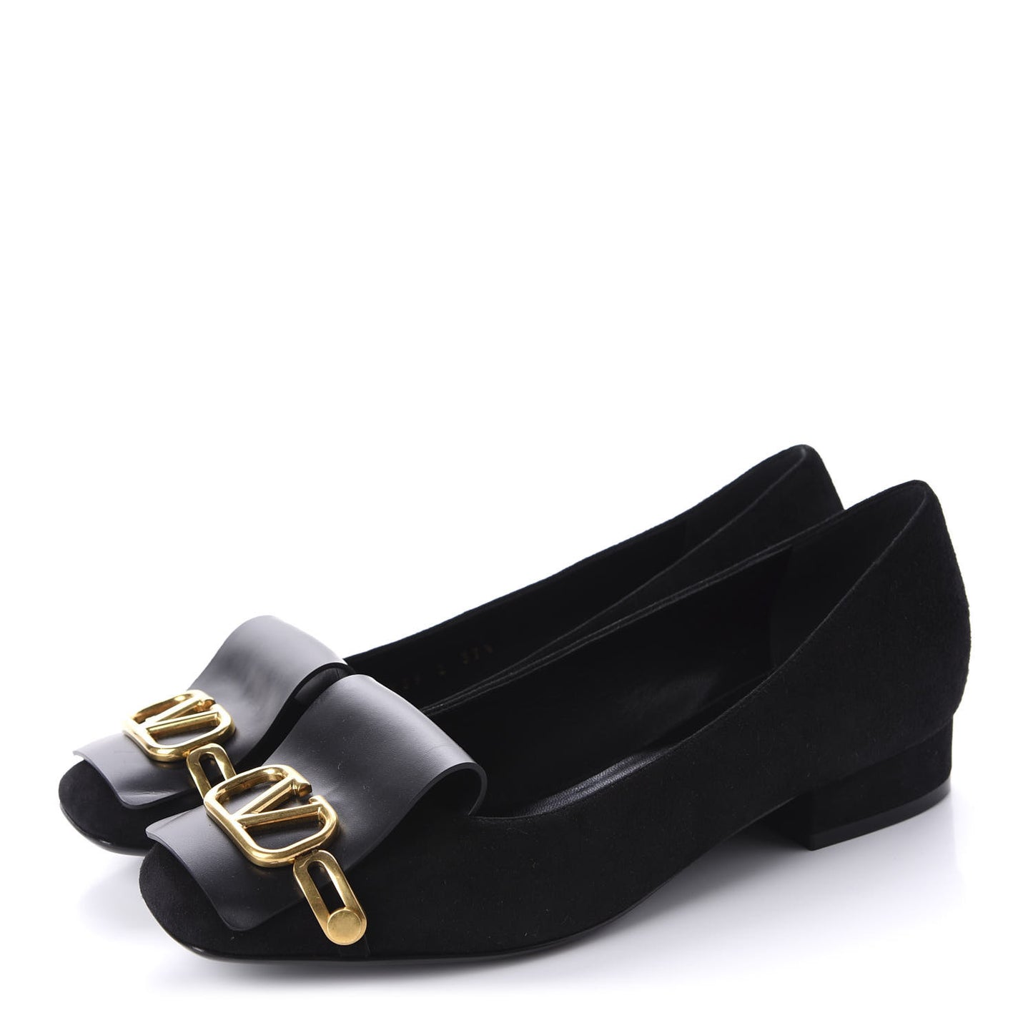 Suede Vlogo Club Loafers 37.5 Black