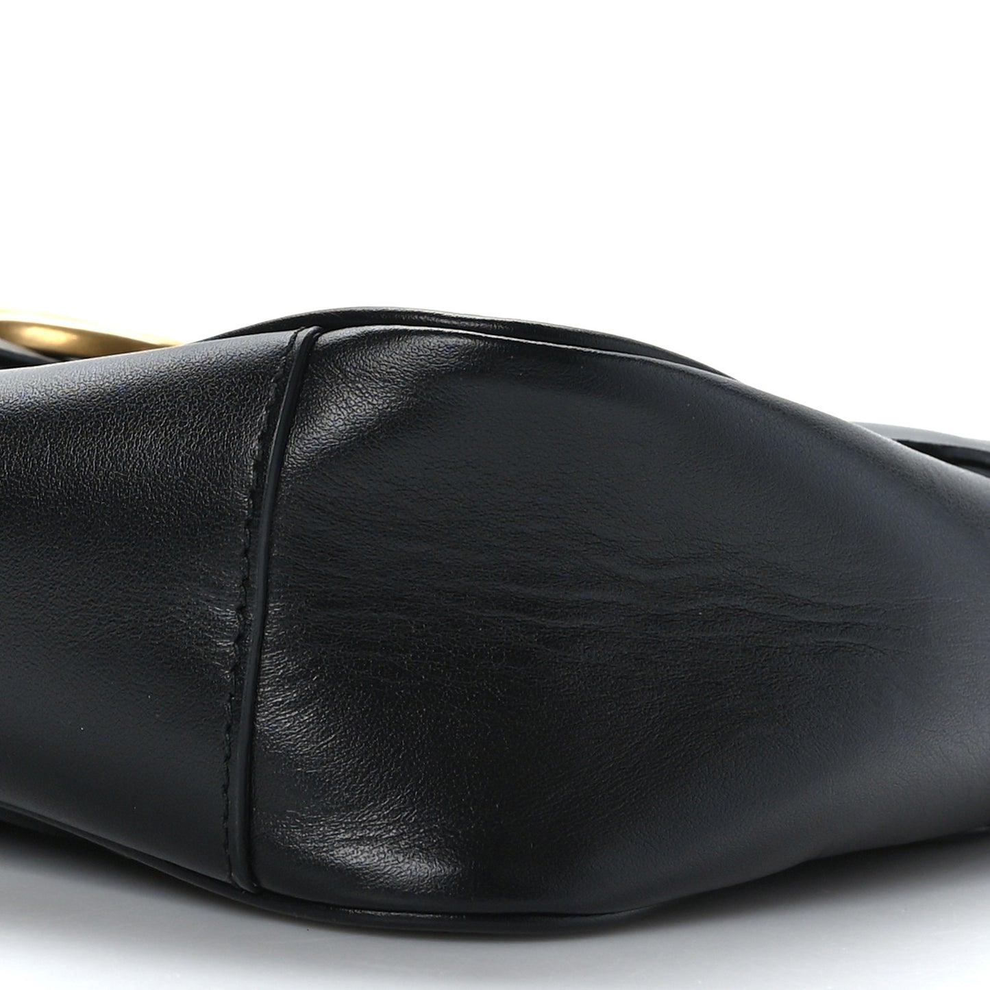 Calfskin Matelasse Small GG Marmont Shoulder Bag Black