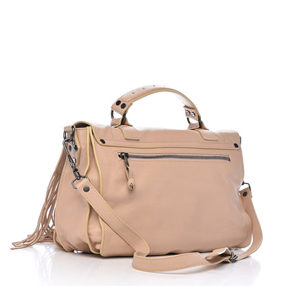 Proenza Schouler Lambskin Fringe Medium PS1 Satchel Nude 3 of 14