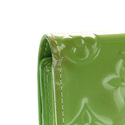 Louis Vuitton Vernis Sarah Wallet Vert Tonic 7 of 7