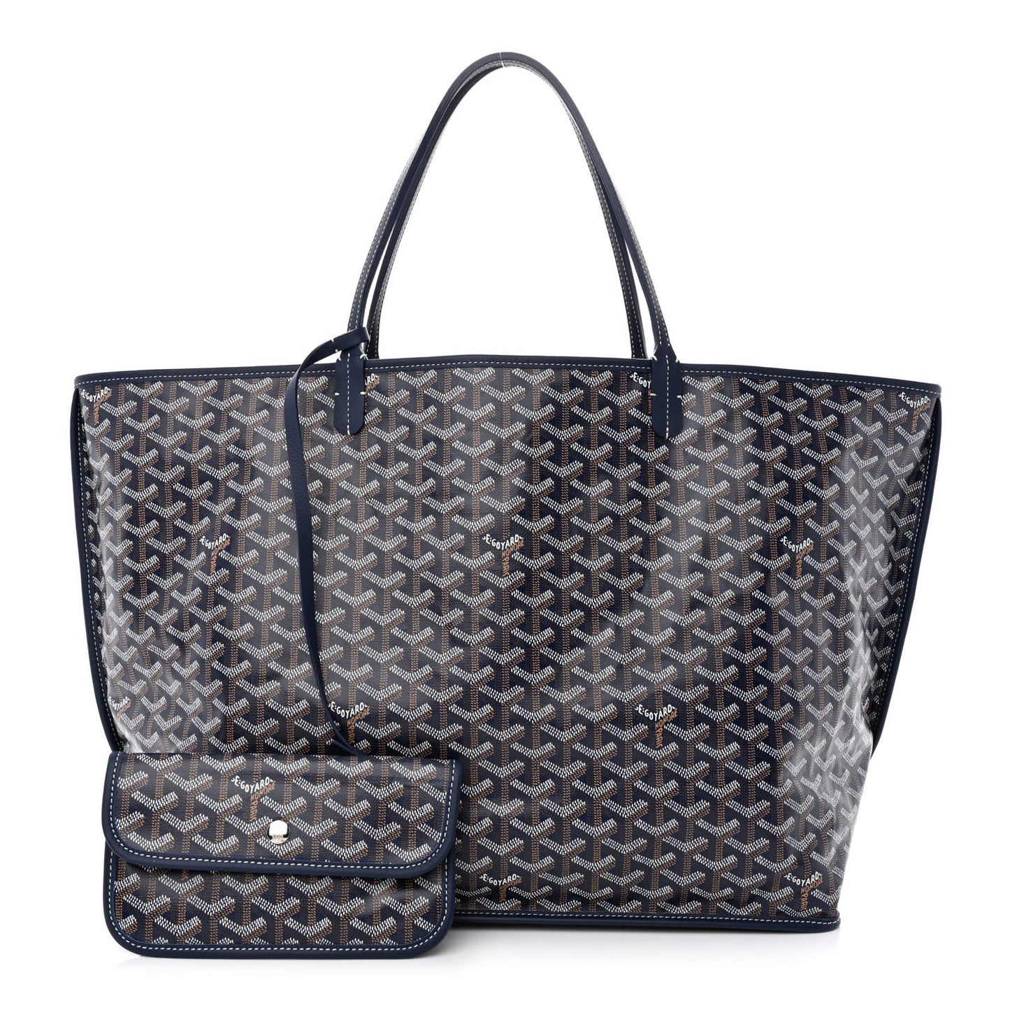 Goyardine Reversible Anjou GM Navy