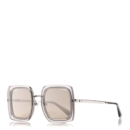 Chanel Mirror Square Sunglasses 4240 Grey 1 of 8