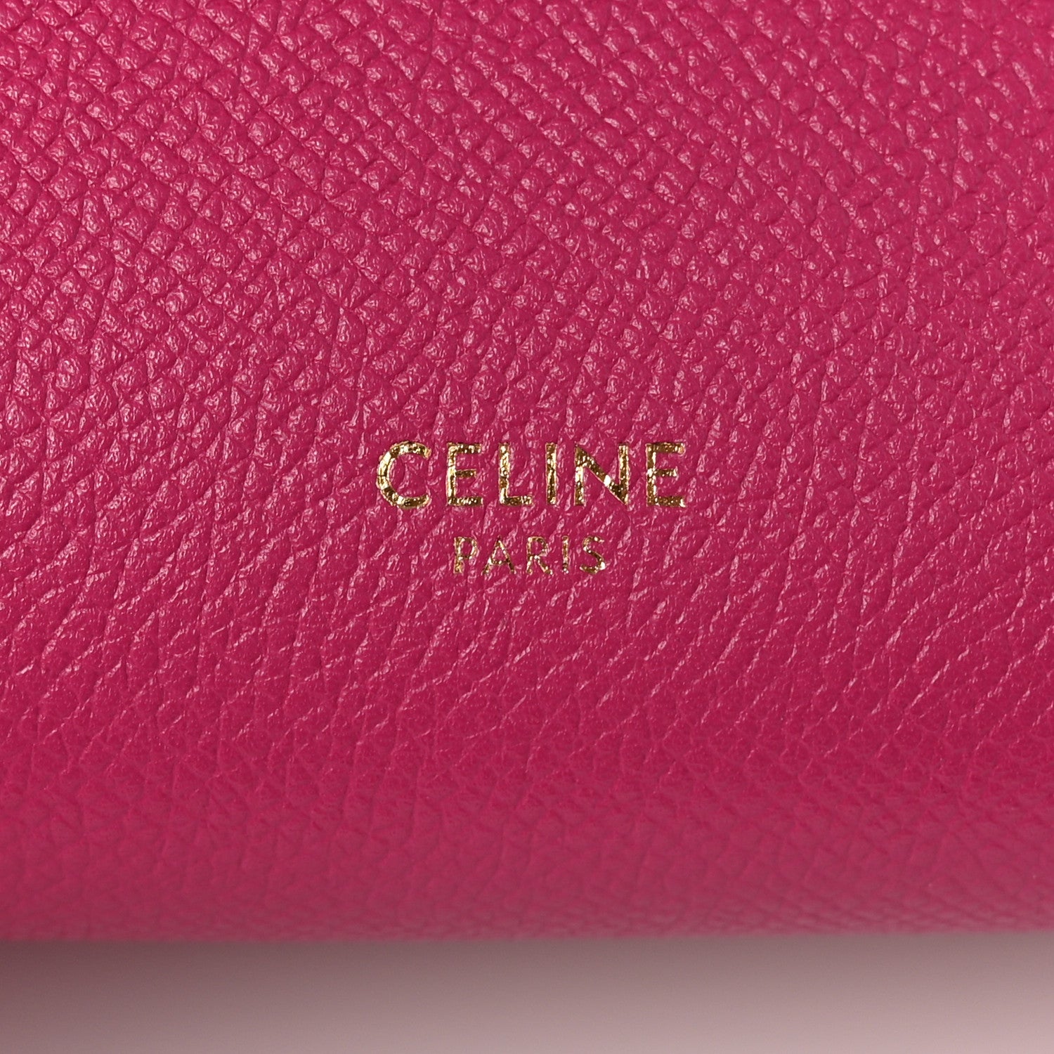 Celine Grained Calfskin Nano Belt Bag Raspberry 6 of 10