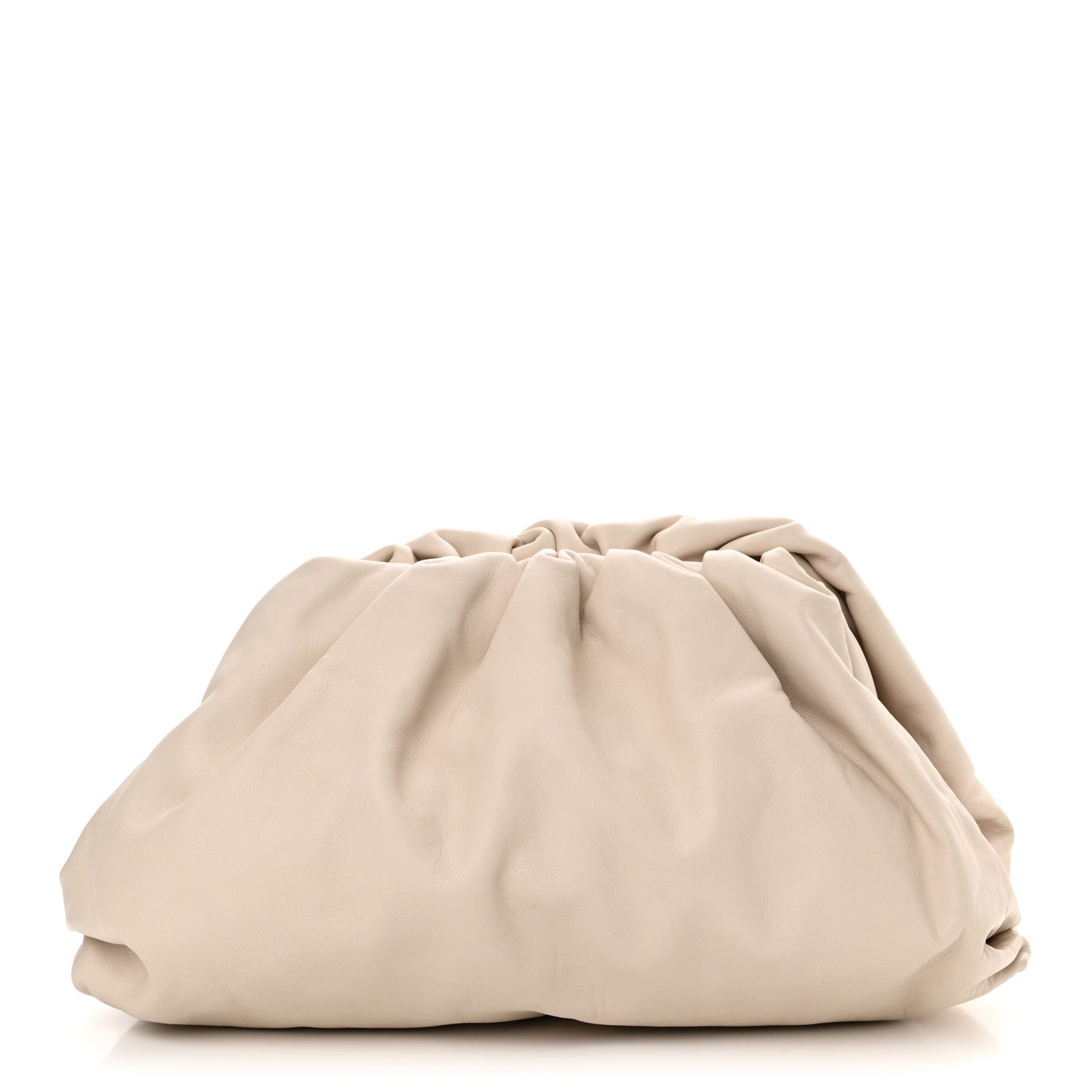 Bottega Veneta Smooth Butter Calf The Pouch Oversized Clutch Plaster 1 of 10