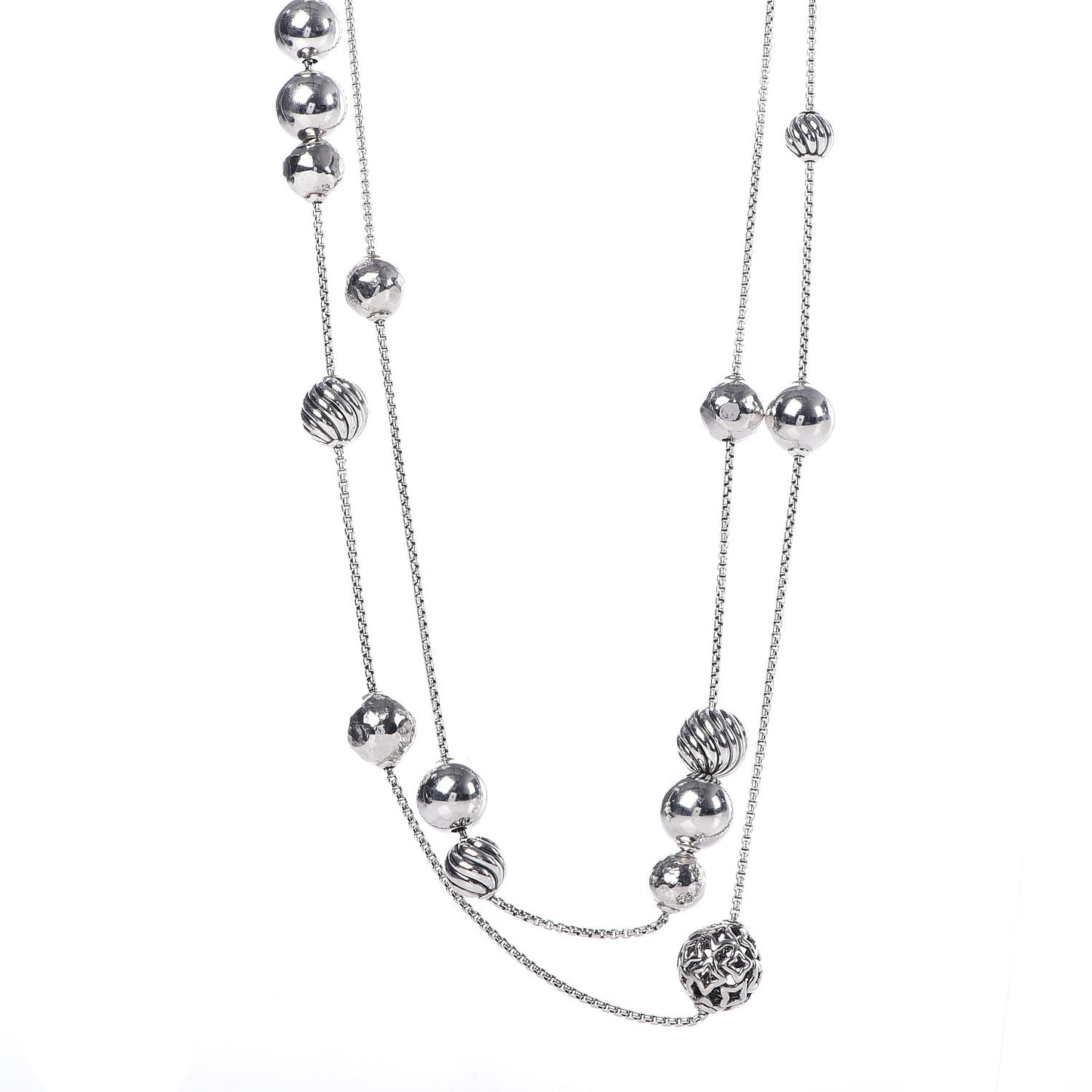 Sterling Silver Elements Station Necklace