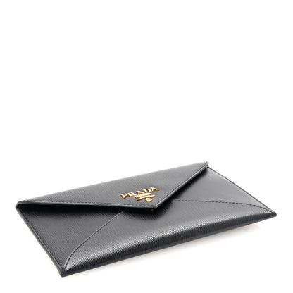 Prada Vitello Move Envelope Wallet Black 4 of 7