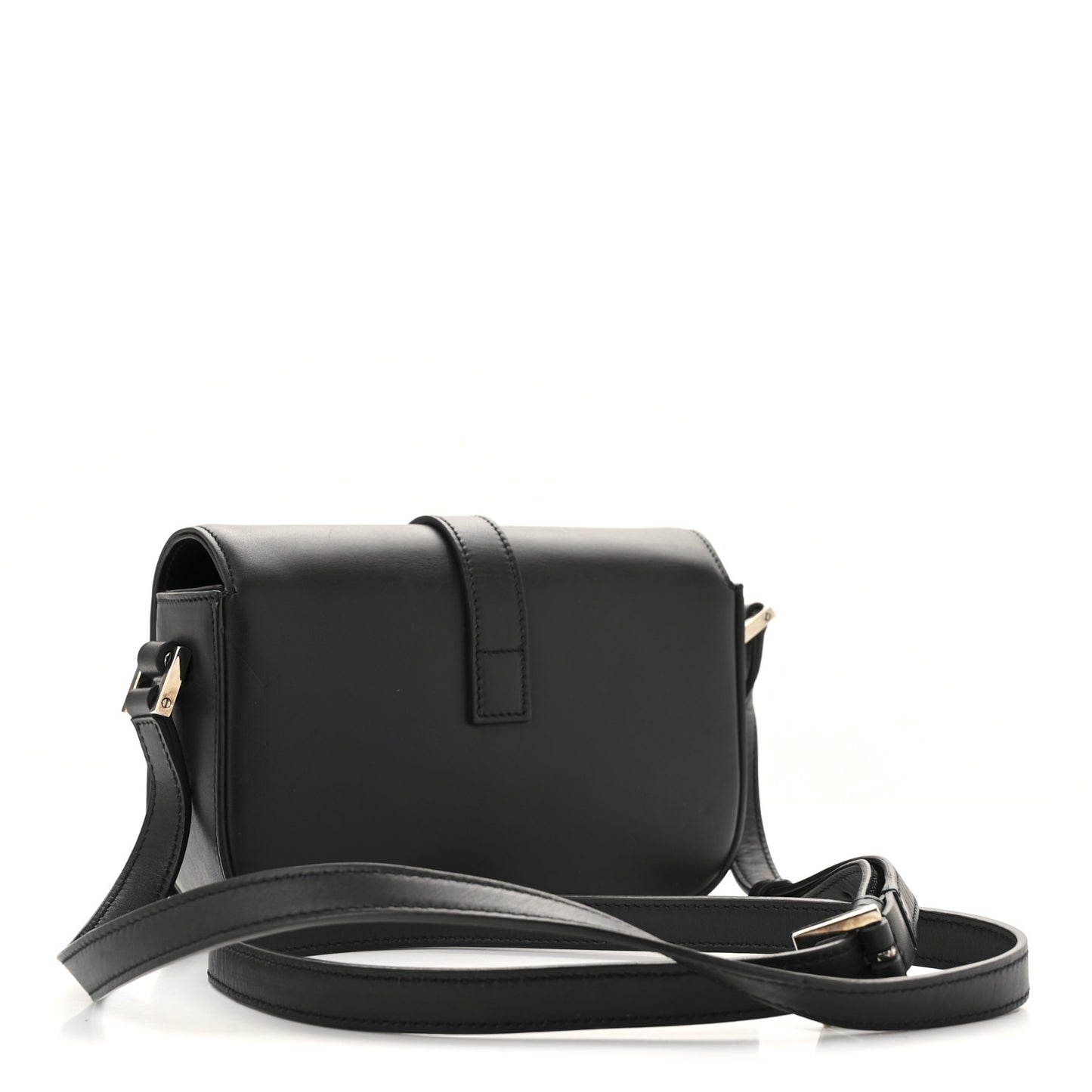 Smooth Calfskin Small Monogram Université Shoulder Bag Black