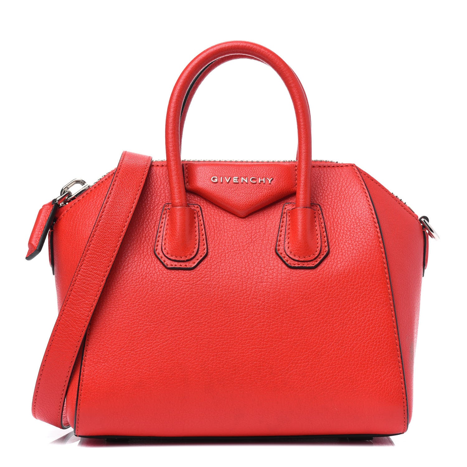 Givenchy Sugar Goatskin Mini Antigona Pop Red 1 of 5