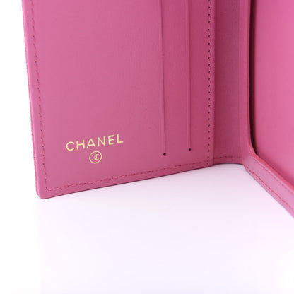 Chanel Caviar Quilted Card Holder Wallet Pink 8 of 11