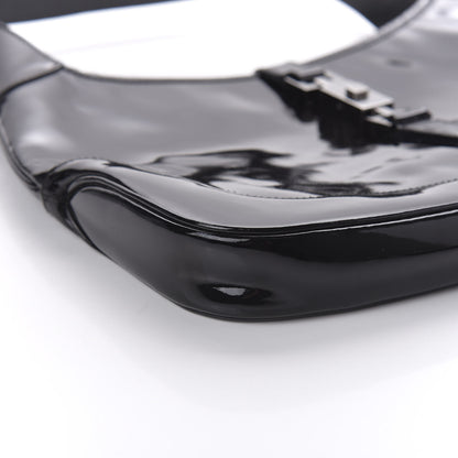 Gucci Patent Small Jackie O Hobo Black 6 of 10