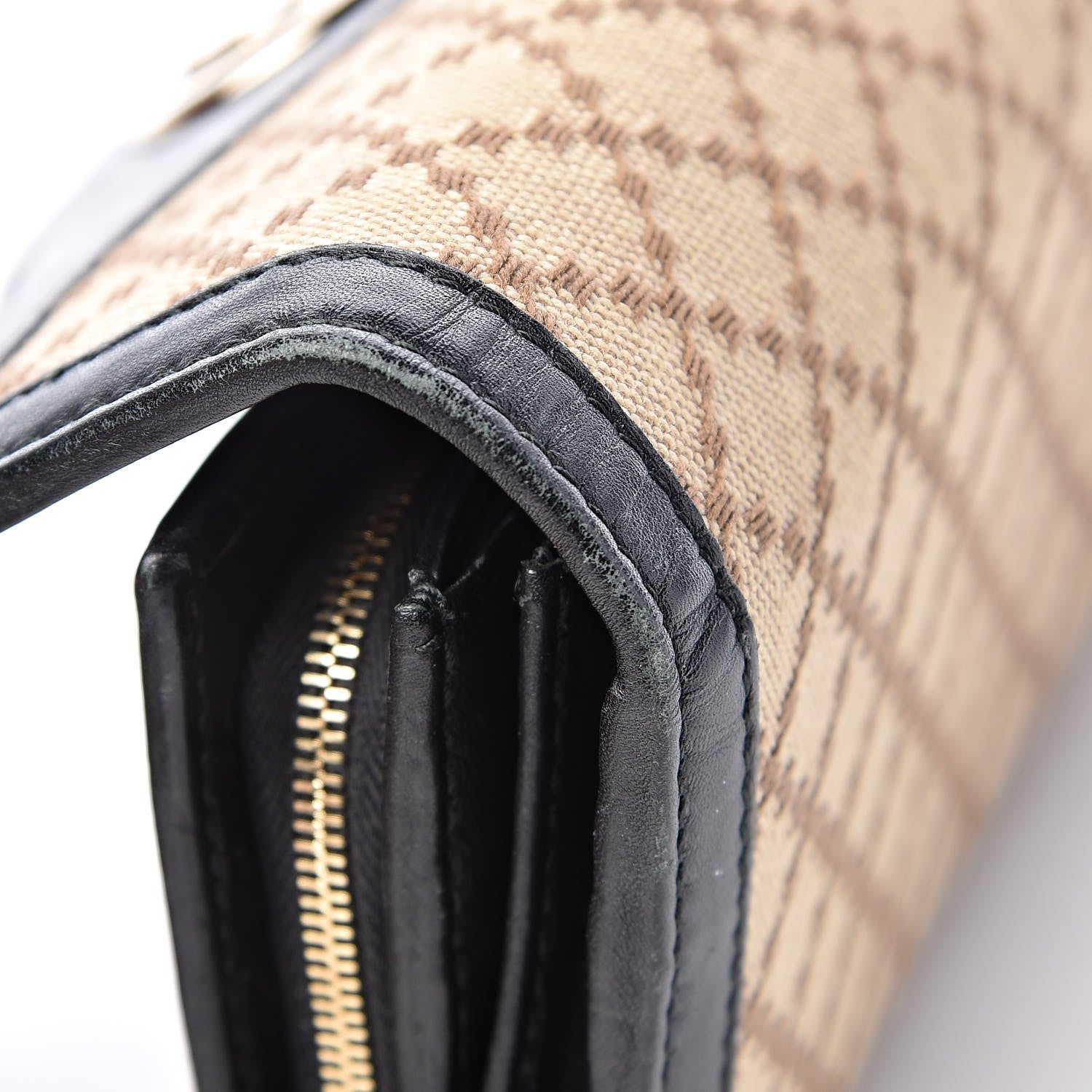 Gucci Diamante Interlocking G Continental Wallet Brown 10 of 11