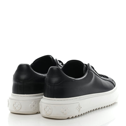 Louis Vuitton Calfskin Time Out Sneakers 38 Black 4 of 15