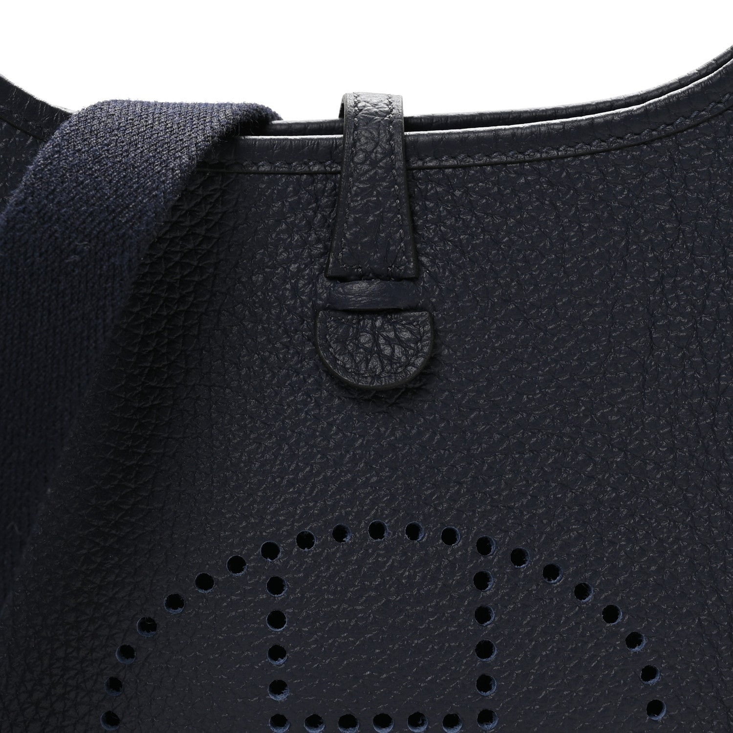 Hermes Taurillon Clemence Evelyne TPM Bleu Nuit 8 of 11