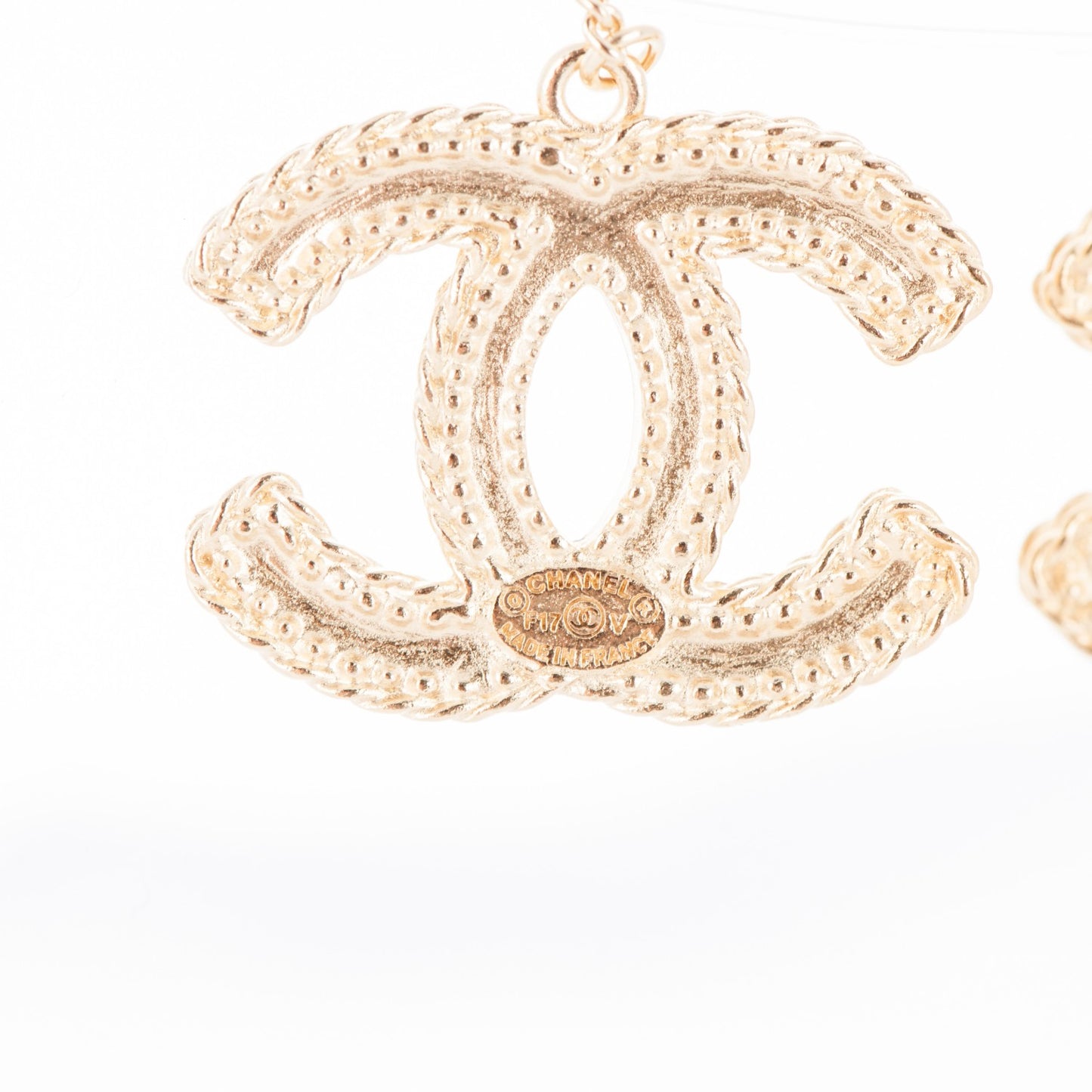 CC Drop Earrings Gold
